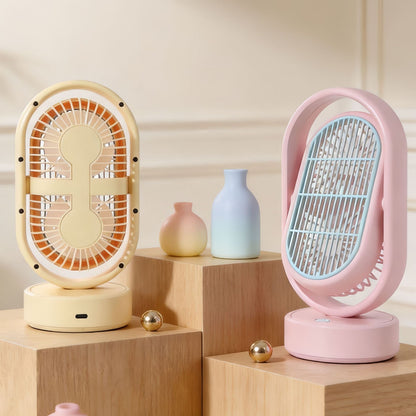 Women High-Performance Table Fan with Multiple Adjustable Tilt Angle Bowlift