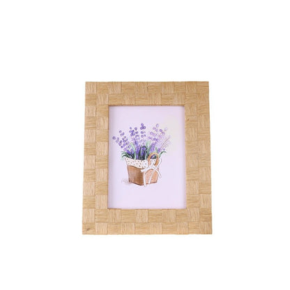 Artful Picture Frame Made of Natural Rattan Acalora