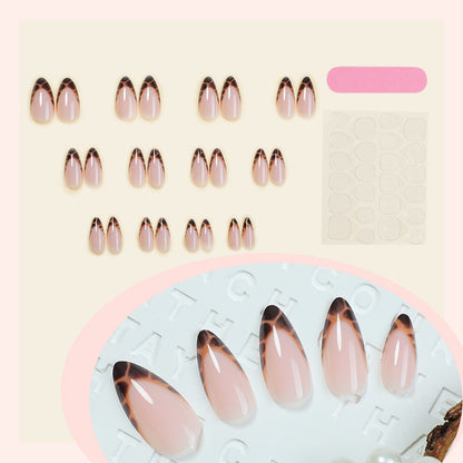 Stylish Acrylic French Tip Press-On Nail Set Acalora