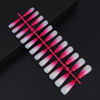 Artificial nails in elegant ombre design Acalora