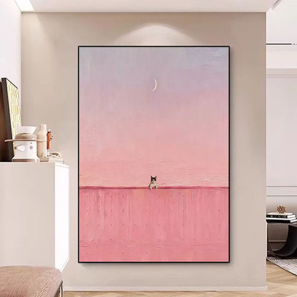 Minimalist Cat Art Print