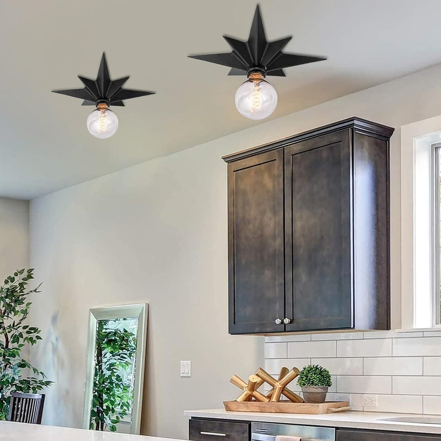 BowLift | Modern Star-Shaped Ceiling Lamp