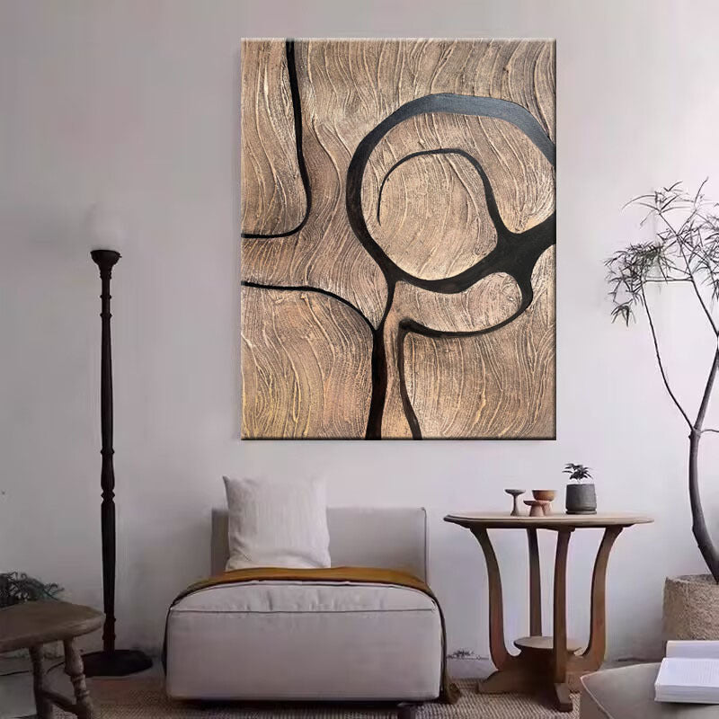 Artistic Abstract Textured Canvas Artwork