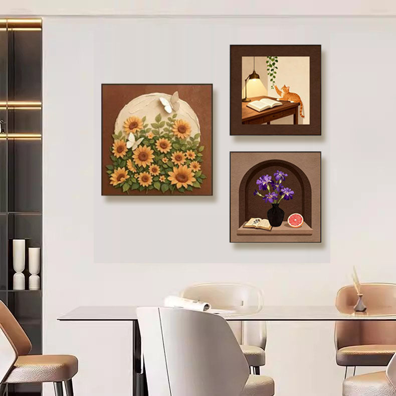 Floral Themed Wall Decoration