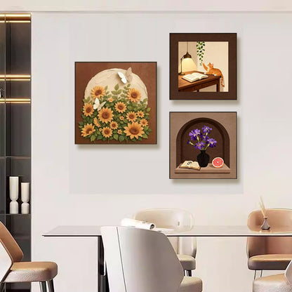 Floral Themed Wall Decoration