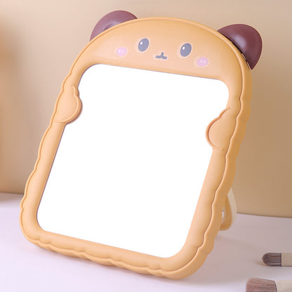 Cute Cat-Themed Desktop Makeup Mirror