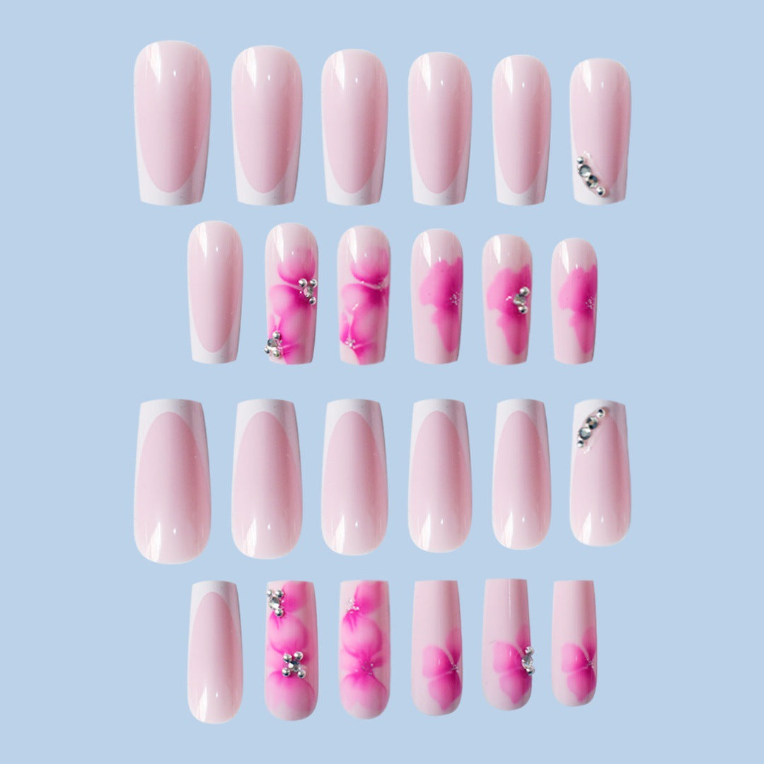 Floral Art Press-On Nail Set Acalora