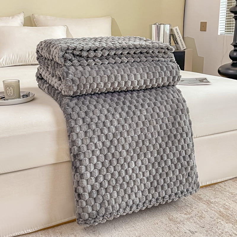 Luxurious Textured Throw Blanket