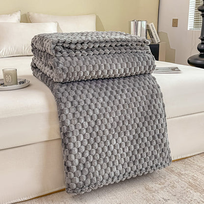 Luxurious Textured Throw Blanket