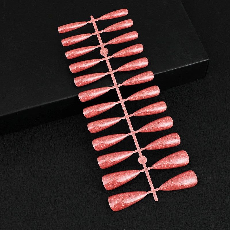Glittering artificial nails in elegant design Acalora