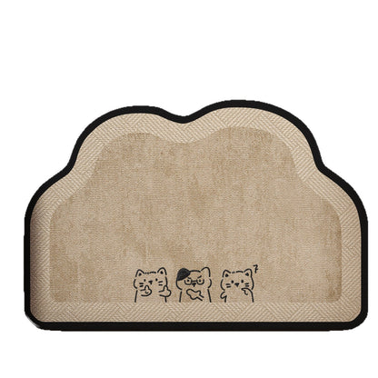 Charming Cat-Themed Door Mat