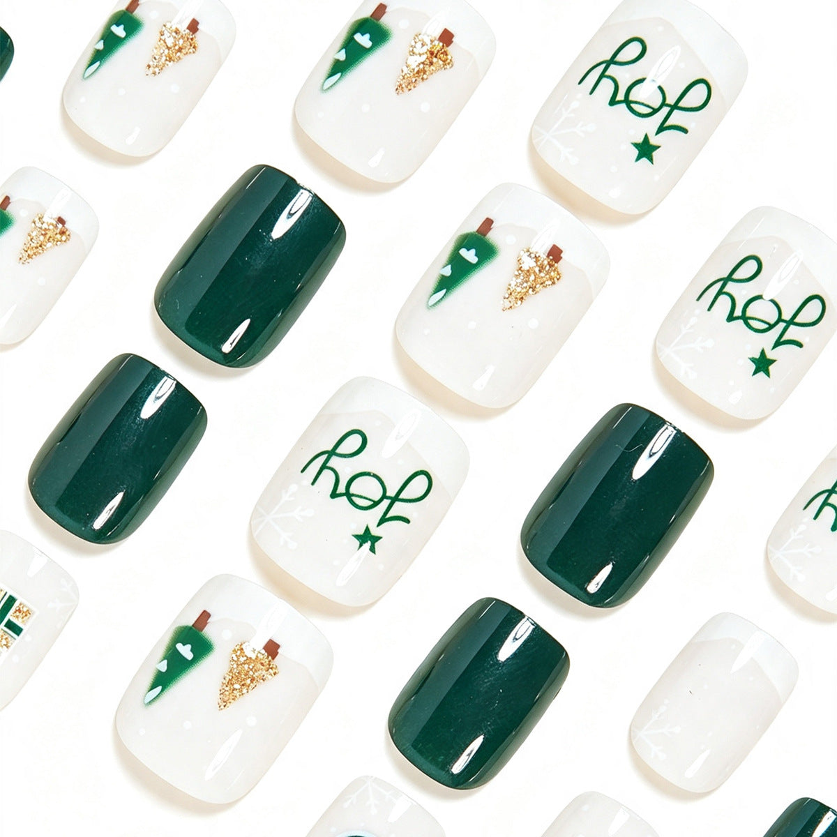 Festive Holiday Nail Art Design Acalora