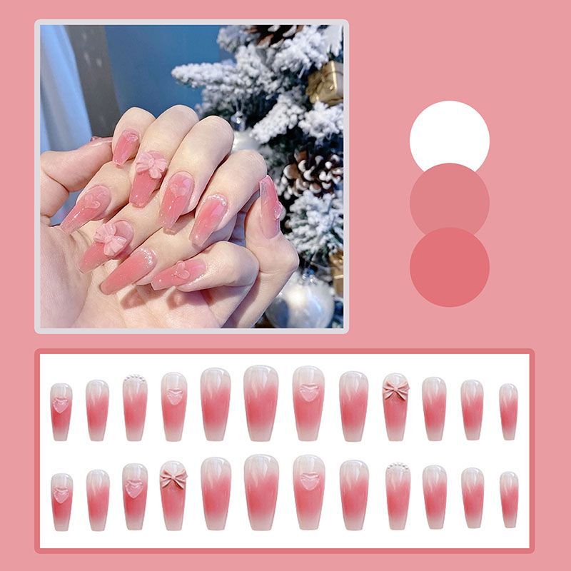 Decorative Ombre Press-On Nail Set Acalora