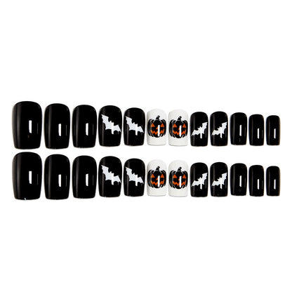 Acrylic nail set with Halloween motifs Acalora
