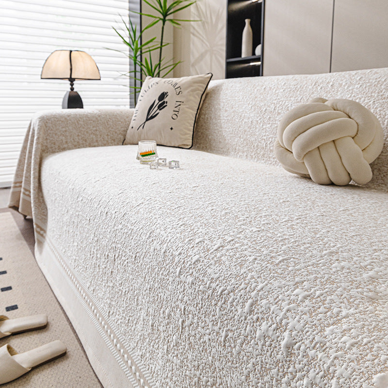 Textured Patterned Sofa Cover