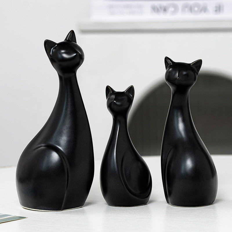 Decorative Ceramic Cat Acalora