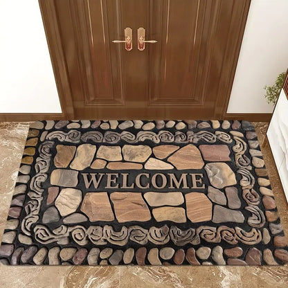 Cartoon-Themed Doormat
