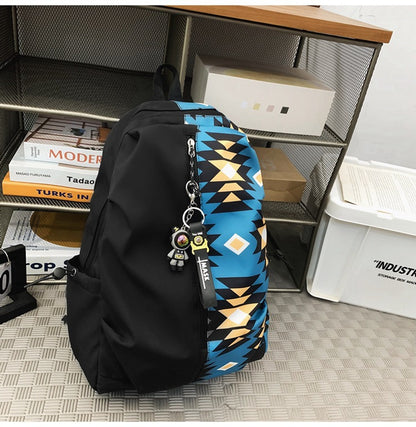 Graphic Print Backpack Acalora