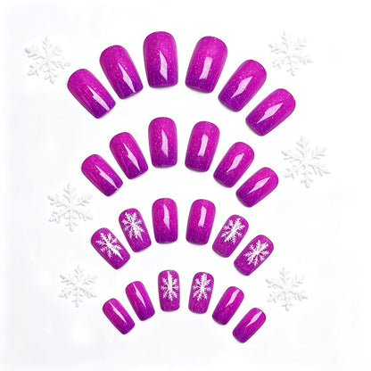 Glittery Frosted Nail Art Acalora