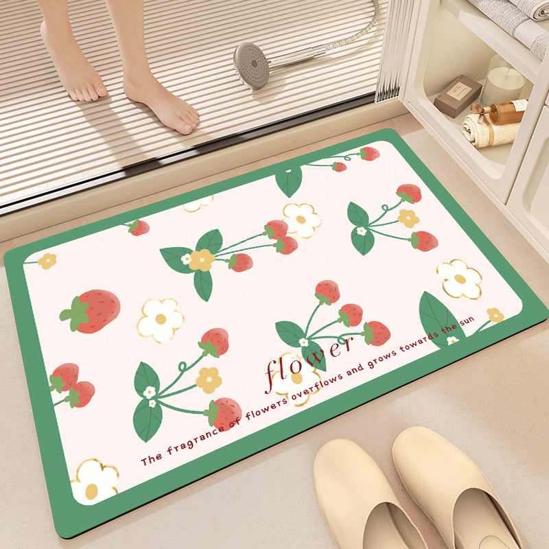 Decorative Honeycomb Bath Mat Acalora