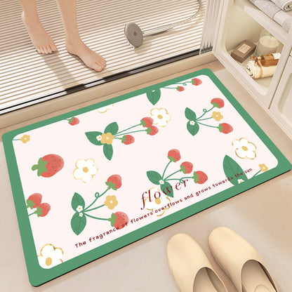 Decorative Honeycomb Bath Mat Acalora