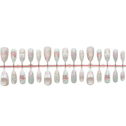 Themed Press-On Nail Art Set Acalora