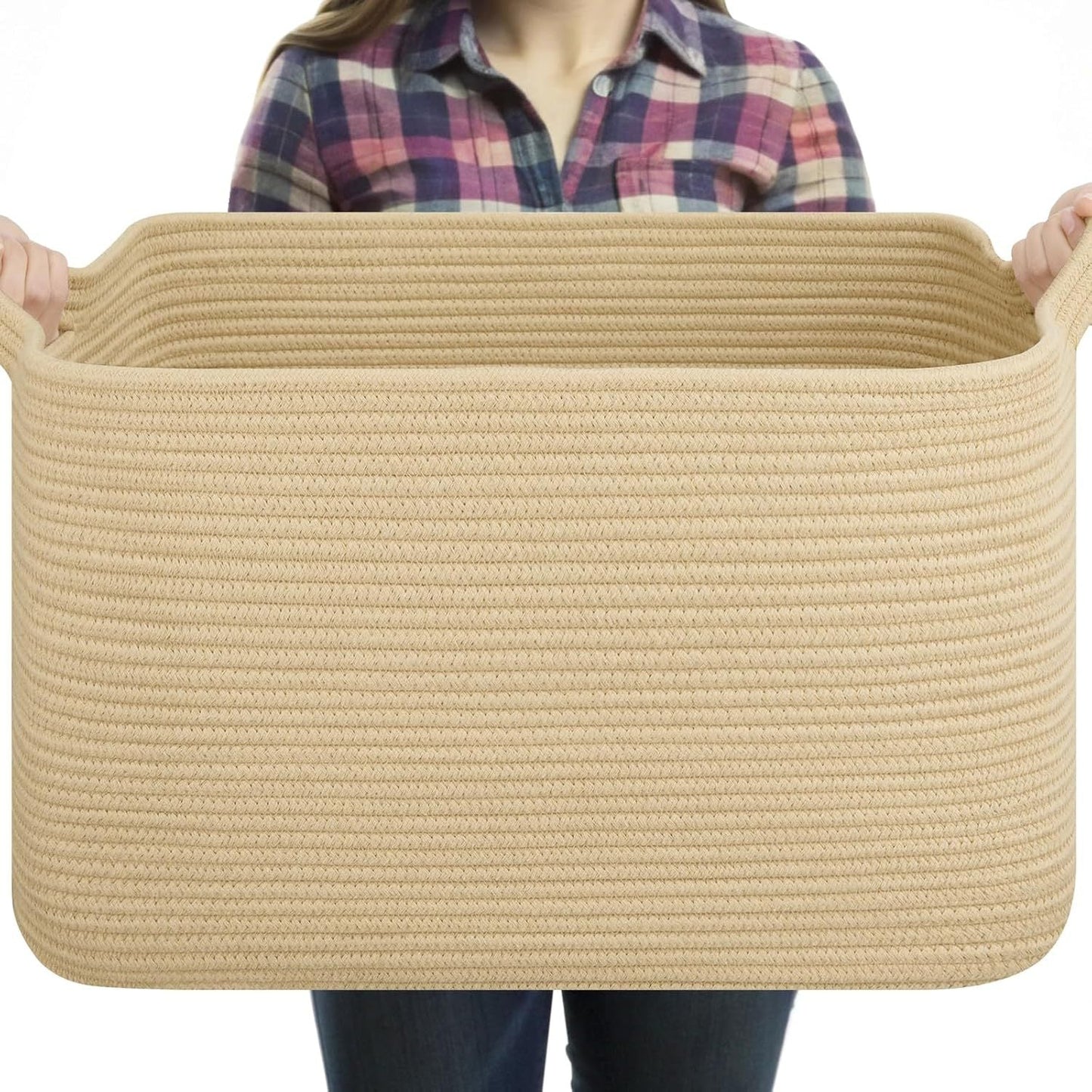 Women's Versatile Storage Basket with Sturdy Handles Skanto