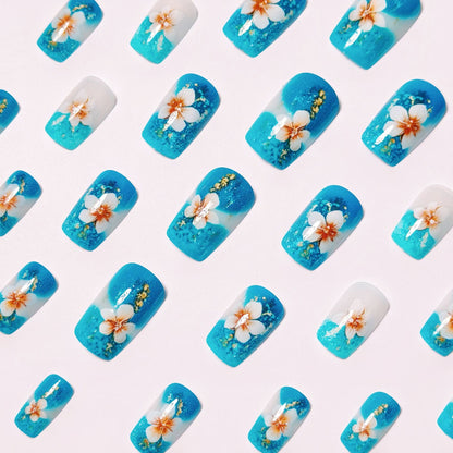 Floral 3D Nail Art Acalora