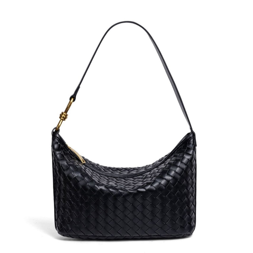 Woven Leather Hobo Bag Acalora