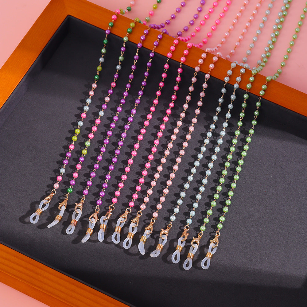 Stylish Beaded Eyewear Chain Acalora