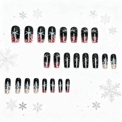 Winter-Themed Long-Lasting Nail Art Acalora
