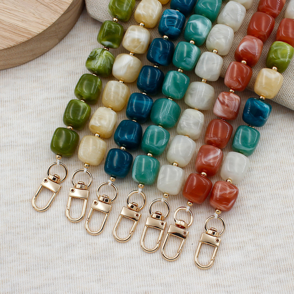 Chunky Beaded Eyewear Chain Acalora