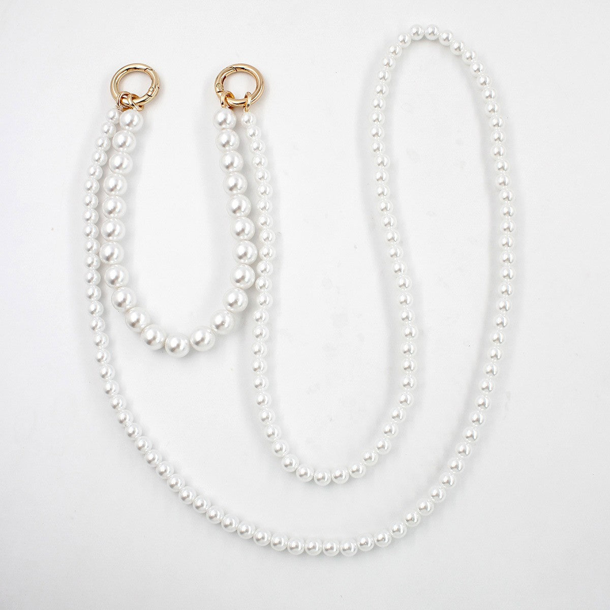 Stylish Pearl and Chain Necklace Acalora