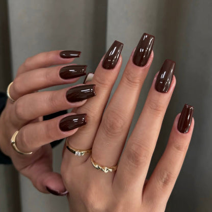 Square Press-On Nails Set Acalora