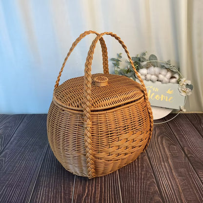 Handcrafted Woven Storage Basket Acalora