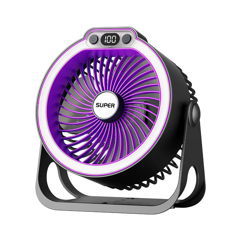 High-performance portable table fan for Mr. Brehn