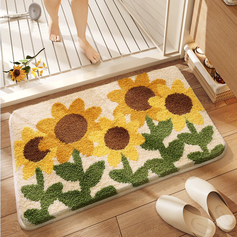 Soft Textured Bathroom Rug