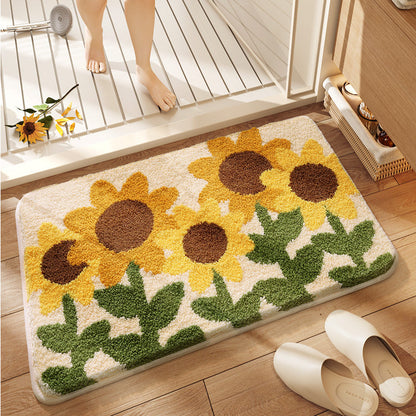 Soft Textured Bathroom Rug
