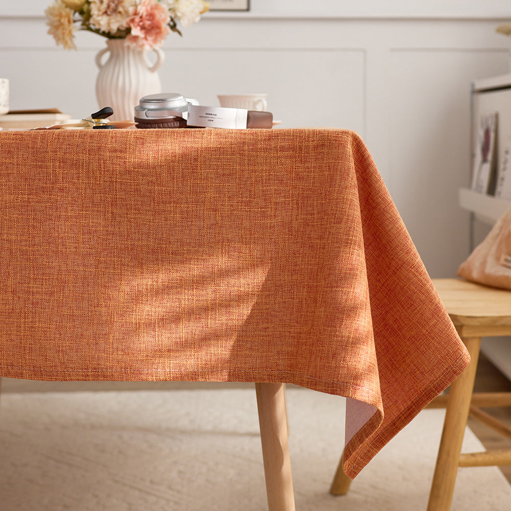 Elegant Textured Fabric Tablecloth