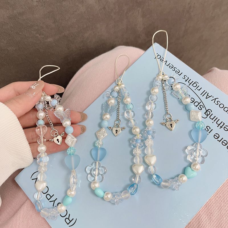 Decorative Beaded Phone Charm Acalora