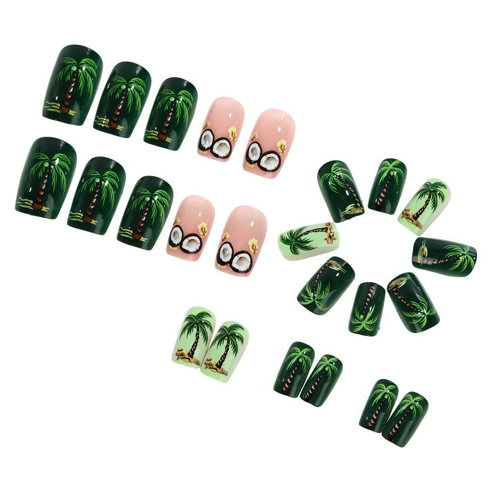 Tropical Style Artificial Nails Acalora