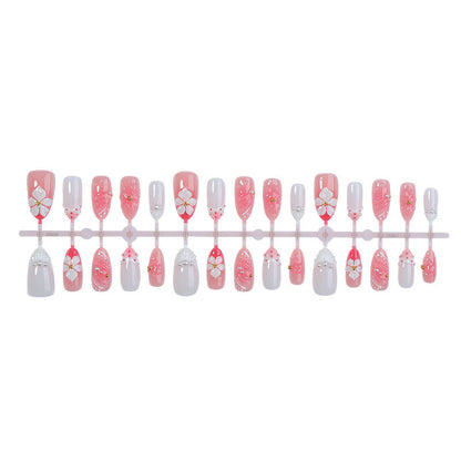 Artistic Floral Press-On Nail Collection Acalora
