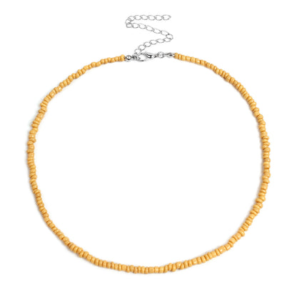 Colorful Beaded Choker Necklace Acalora