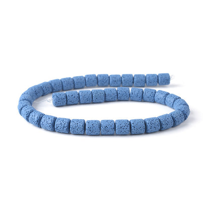 Natural Lava Stone Bead Necklace Acalora