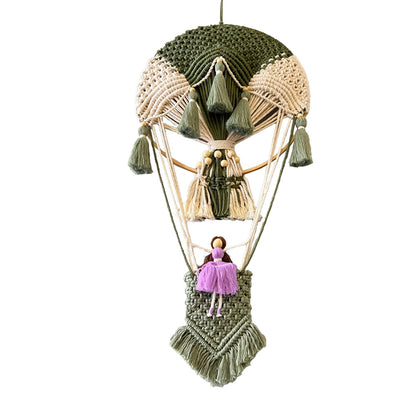 Macrame Decoration in Hot Air Balloon Design