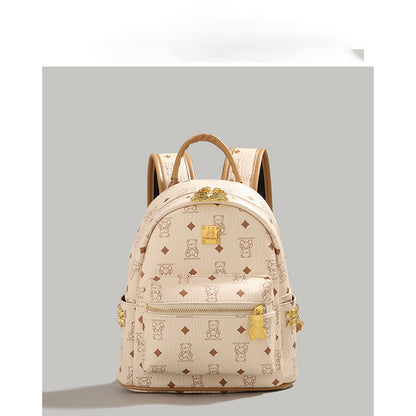 Stylish Character-Printed Backpack Acalora