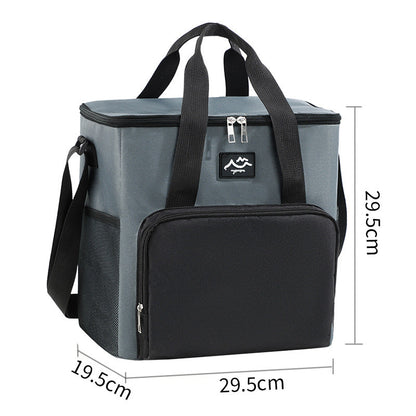 Women's insulated cooler bag with practical stowable carrying strap Bowlift