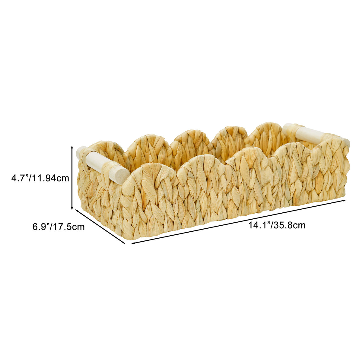 Decorative Woven Storage Tray Acalora