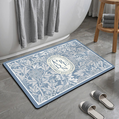Decorative Motivational Bath Mat Acalora