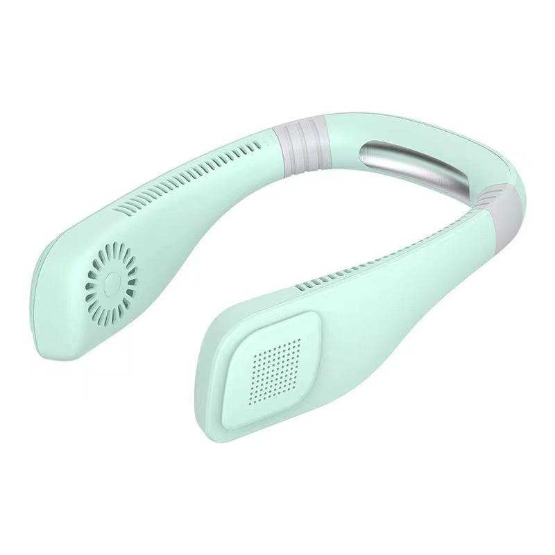 Unisex Portable Neck Fan with Bluetooth Speaker Bowlift